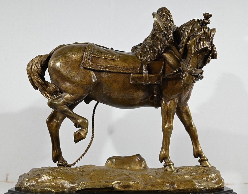 Bronze The Draft Horse by T. Gechter, 1841