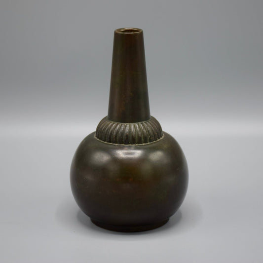 Bronze Vase from Gab, Sweden, 1930s