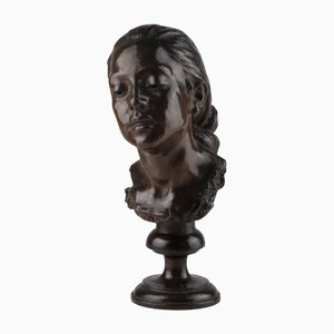 Bronze Woman Bust-WMV-1129354