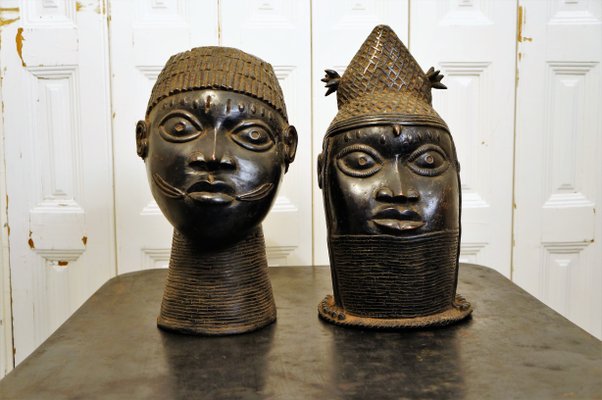 Bronze Yoruba Sculpture, 1950s-DKC-656785