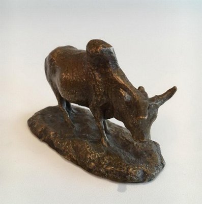 Bronze Zebu Statue, 1880s-BA-658437