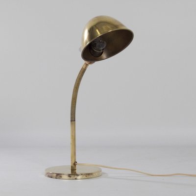 Bronzed Copper Model No. 15 Desk Lamp by H. Busquet for Hala, 1930s-ZT-1297597