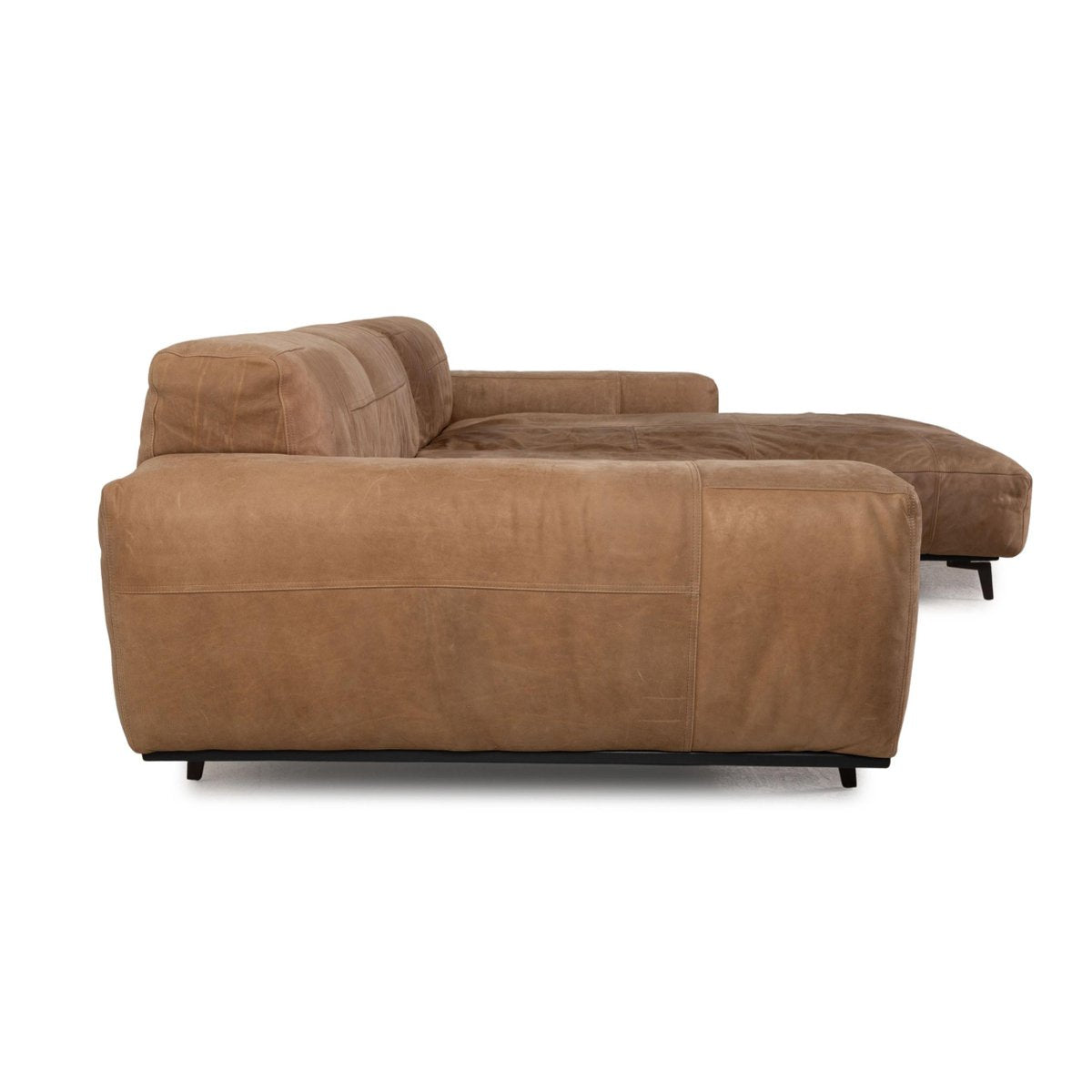 Brow Leather Sofa Corner Sofa by Tommy M for Machalke