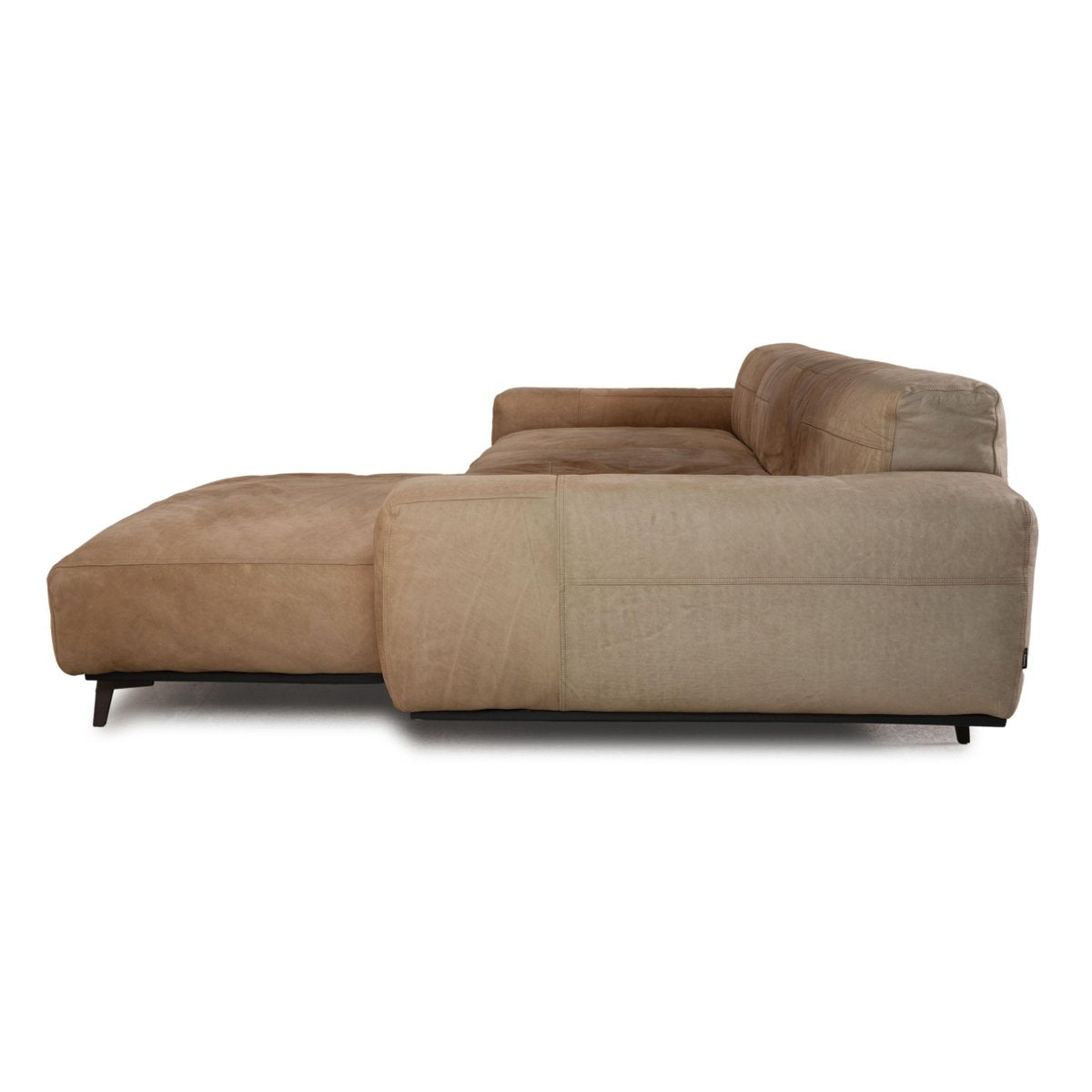 Brow Leather Sofa Corner Sofa by Tommy M for Machalke