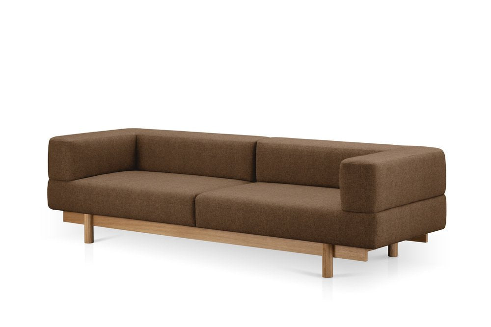 Brown Alchemist Three-Seater Sofa by etc.etc. for Emko