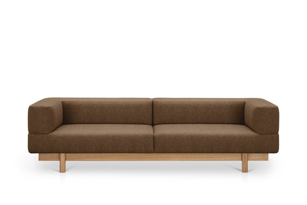 Brown Alchemist Three-Seater Sofa by etc.etc. for Emko