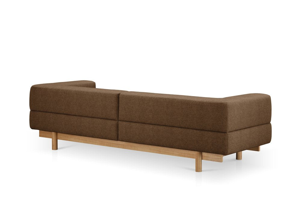 Brown Alchemist Three-Seater Sofa by etc.etc. for Emko