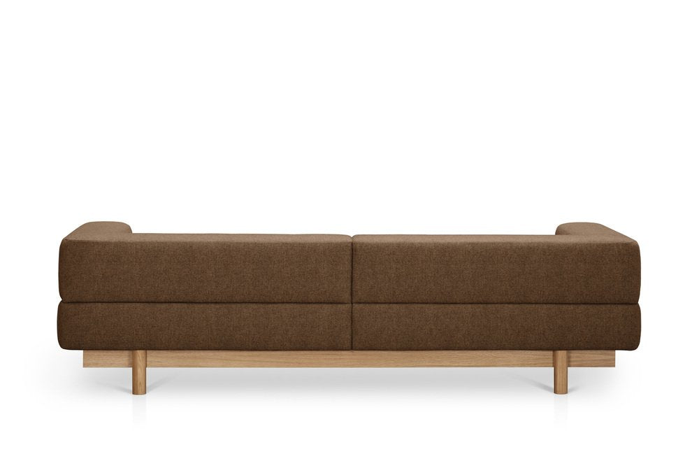 Brown Alchemist Three-Seater Sofa by etc.etc. for Emko