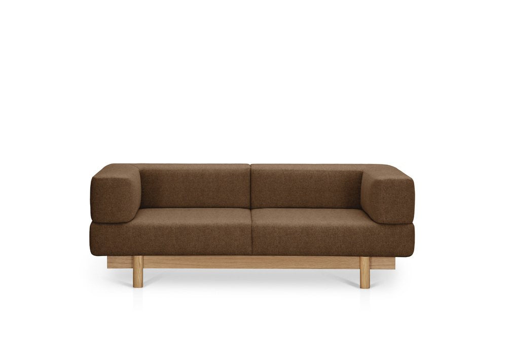 Brown Alchemist Two-Seater Sofa by etc.etc. for Emko