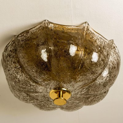 Brown and Clear Flush Mount from Kaiser Idell / Kaiser Leuchten, Germany, 1965-VDW-1436927