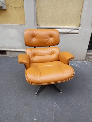 Brown Armchair by Charles & Ray Eames, 1960s-OHK-1738870