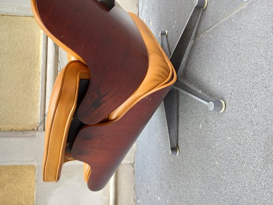 Brown Armchair by Charles & Ray Eames, 1960s-OHK-1738870