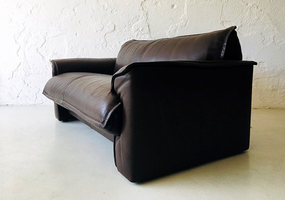 Brown Buffalo Leather Sofa, 1970s-PW-2022864