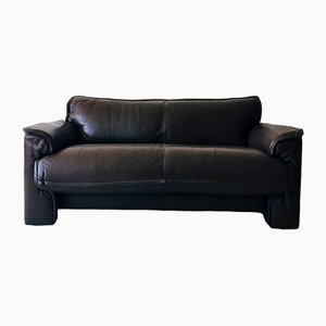 Brown Buffalo Leather Sofa, 1970s-PW-2022864