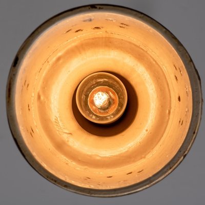 Brown Ceramic Pendant Light from Axella, Denmark, 1970s-VDW-1721200