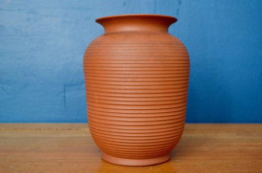 Brown Ceramic Vase by Alfred Krupp for Clinker Ceramics