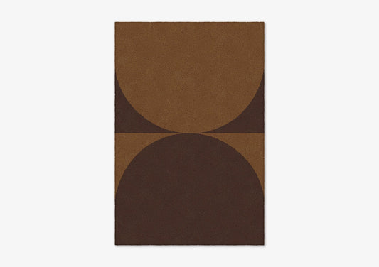 Brown/Chocolate Shape in Rug from Marqqa