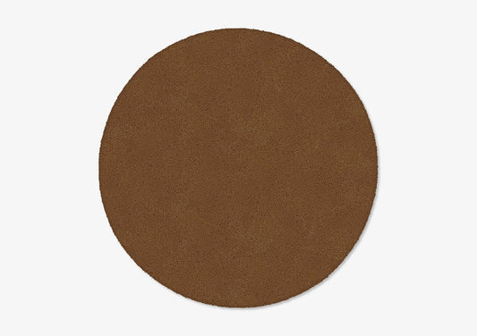 Brown Circle Plain Rug from Marqqa