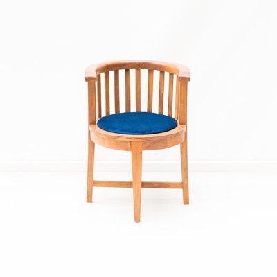 Brown Circular Chair, 1920s-NZV-2027595