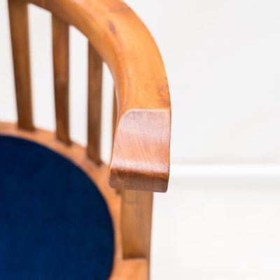 Brown Circular Chair, 1920s-NZV-2027595