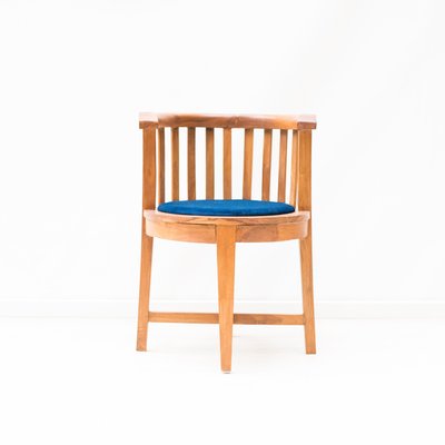 Brown Circular Chair, 1920s-NZV-2027595