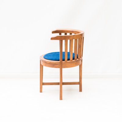 Brown Circular Chair, 1920s-NZV-2027595