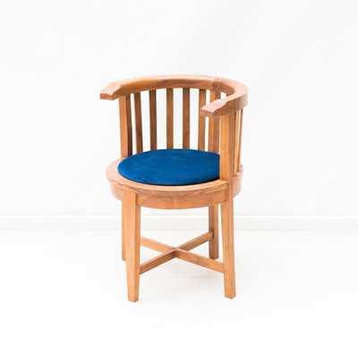 Brown Circular Chair, 1920s-NZV-2027595