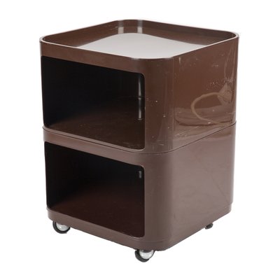 Brown Componibili Cabinet by Anna Castelli Ferrieri for Kartell-XMR-1111854