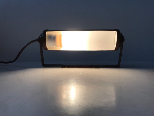 Brown Danish Tubular Wall Sconce from Lyfa, 1930s-LCR-787408