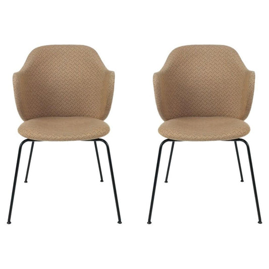 Brown Jupiter Lassen Chairs by Lassen, Set of 2