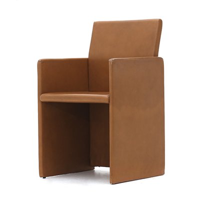 Brown Leather Armchair, 1970s-EZ-1173093