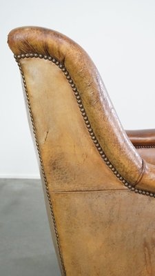 Brown Leather Armchair, 1970s-HPP-2035257