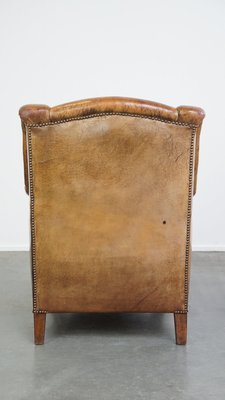 Brown Leather Armchair, 1970s-HPP-2035257