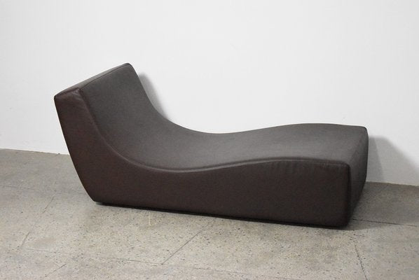 Brown Leather Chaise Longue from Viccarbe, Spain-QLP-1821995