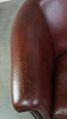 Brown Leather Club Chair-HPP-2032272