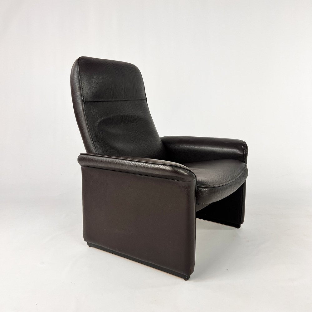 Brown Leather Ds50 Lounge Chair from de Sede, 1980s