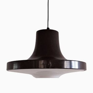 Brown Metal Pendant Lamp with Perspex Diffuser for AB Fagerhult, Sweden-NV-1145117