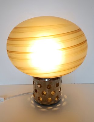 Brown Murano Glass Table Lamp attributed to Sabattini and Diaz De Santillana for Veart, 1970s-JPQ-2023582