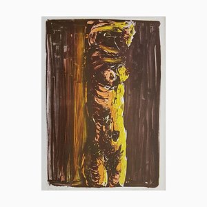 Brown Nude - Original Lithograph by Vittorio Tavernari - 1967 1967-ZCI-755728