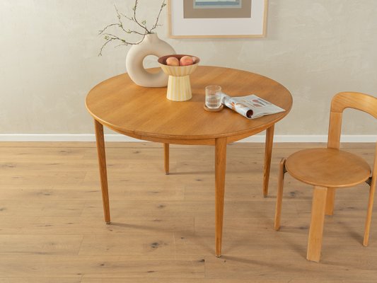 Brown Oak Dining Table, 1960s-GPP-2036784