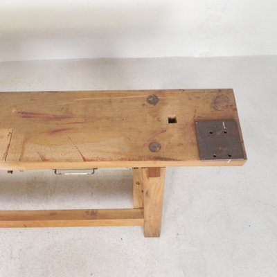 Brown Oak Workbench, 1950s-TL-2034828