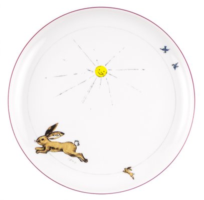 Brown Porcelain Collection Plate from Litolff, 1946-VLO-963039