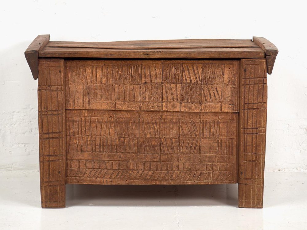 Brown Primitive Trunk, 1870s