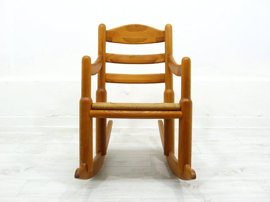 Brown Rocking Chair, 1980s