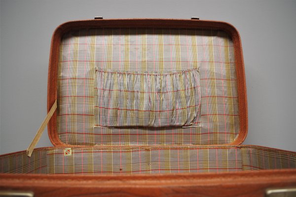 Brown Suitcases, 1950s, Set of 2-KNM-1001252