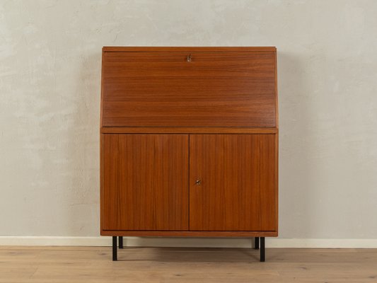 Brown Teak Secretary, 1960s-GPP-2036838