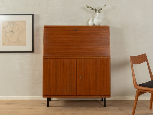 Brown Teak Secretary, 1960s-GPP-2036838