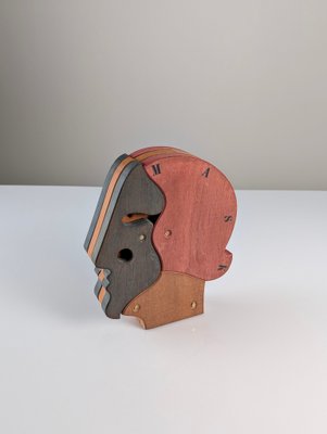 Bruno Chersicla, Sculpture Mask, 1980s, Wood-JJT-2016501