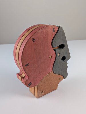 Bruno Chersicla, Sculpture Mask, 1980s, Wood-JJT-2016501