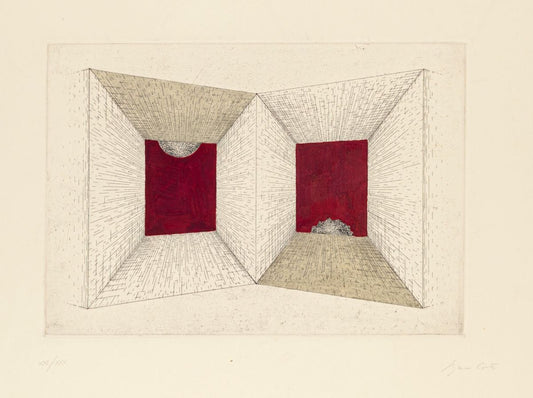 Bruno Conte, Composition, Etching, 1960s